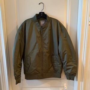 GAP Men's Khaki Bomber Jacket